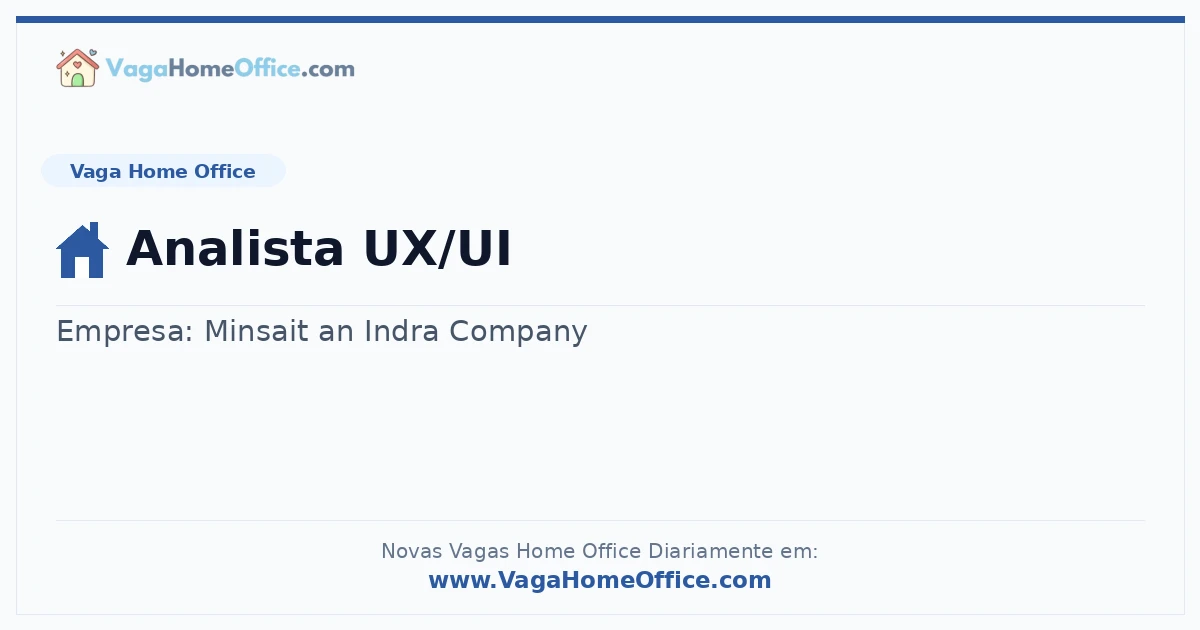 Analista UX/UI