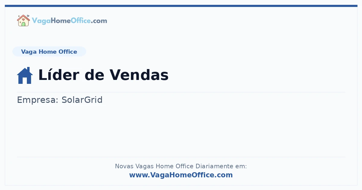 Líder de Vendas