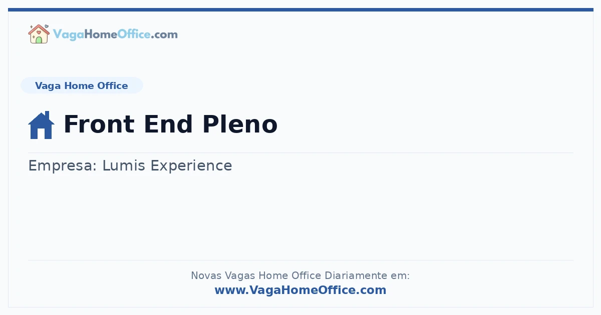 Front End Pleno