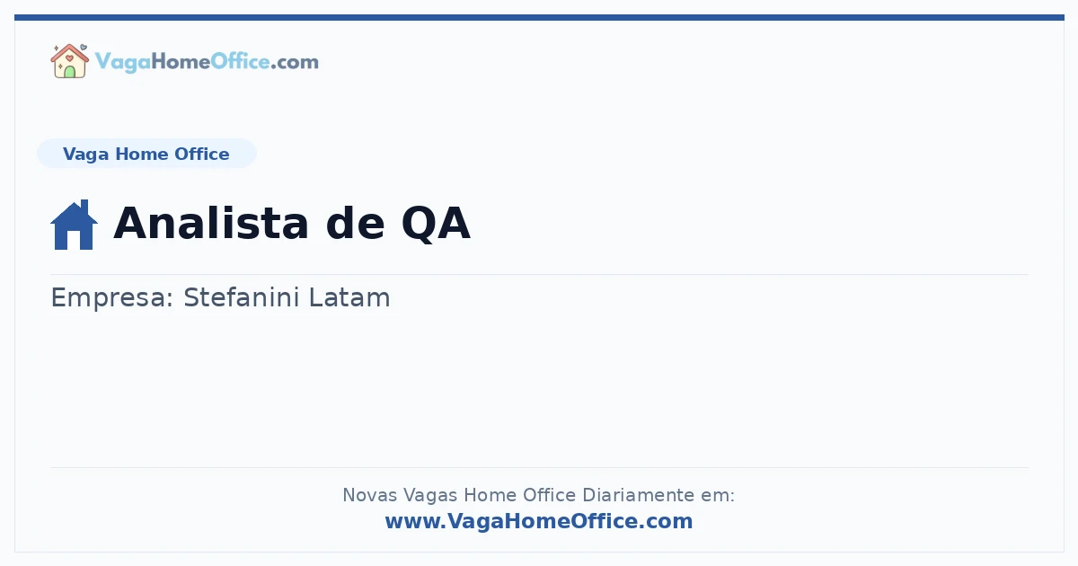 Analista de QA