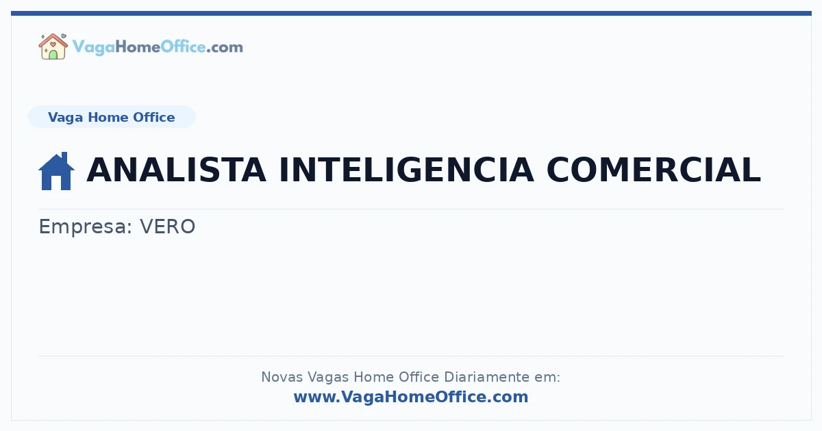 ANALISTA INTELIGENCIA COMERCIAL