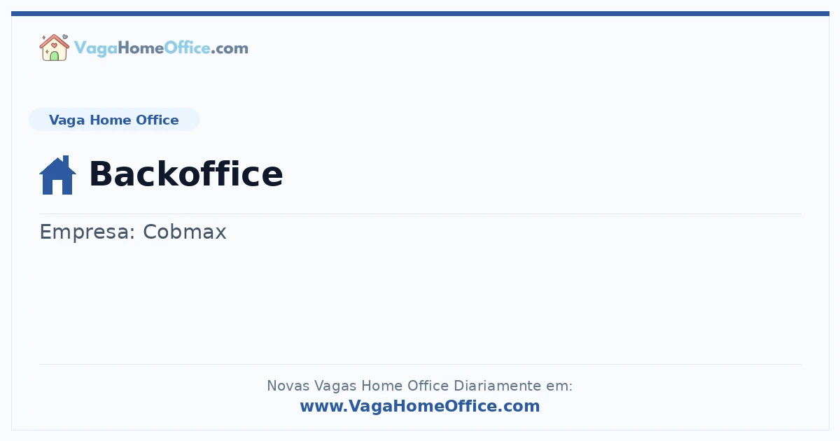 Backoffice